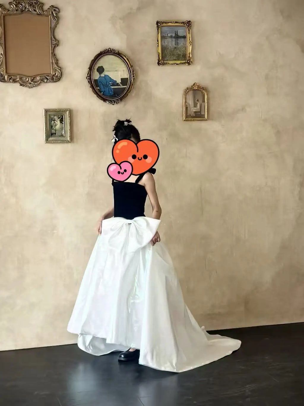 Luxury Color Block Girls Princess Dress Kids Catwalk Show Gown Elegant Long Tulle Performance Dress Children Host Show Vestidos