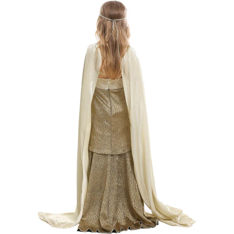 Ancient Egypt Girls Costume Kids Egyptian Princess Pharaoh Dress Children Mythology Cosplay Outfits Halloween Stage Performance