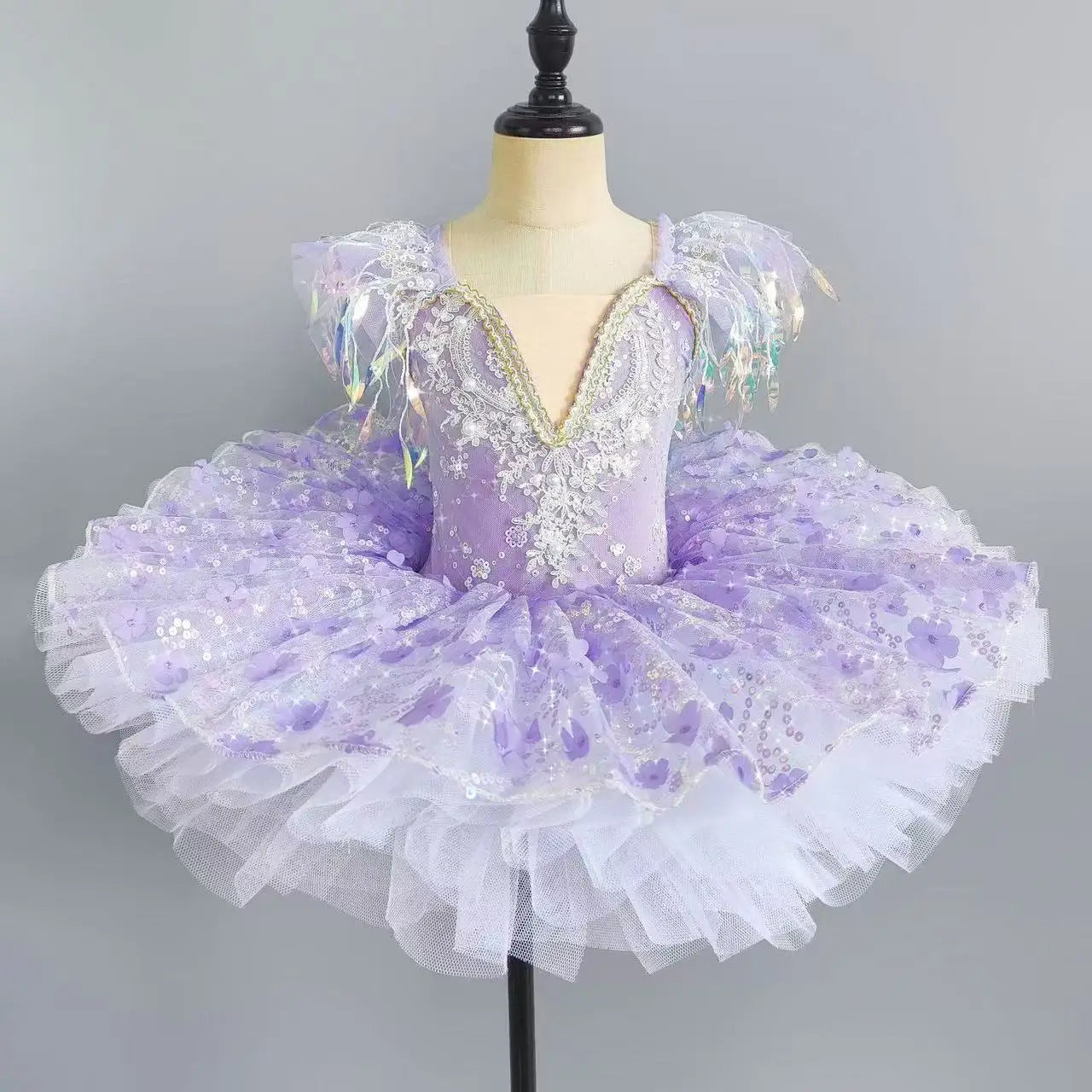 rofessional Ballet Tutu for Girls Kids Swan Lake Dance Dress Elegant Puffy Tulle Skirt Child Stage Performance Outfits Vestidos