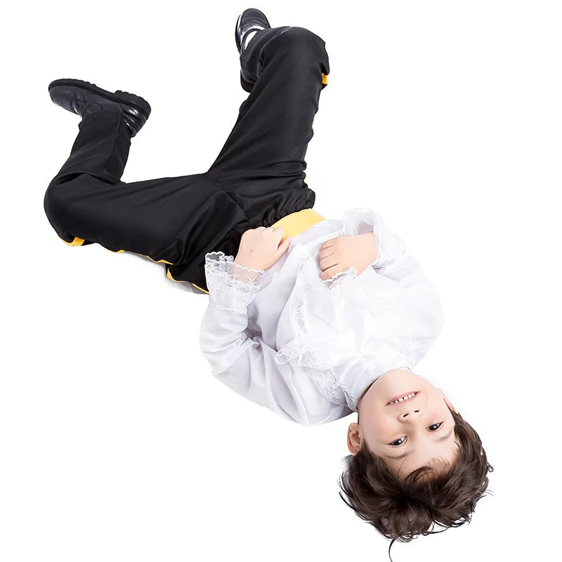 Classic King Prince Costume for Kids Boys Movie Character Cosplay Outfits Children Royal Fancy Dress Halloween Stage Performance