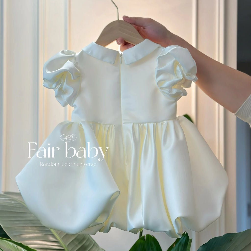 Baby Girls 1st Birthday Dress Toddler Princess Tutu Gown Infant Baptism Christening Outfits Flower Girl Wedding Party Vestidos