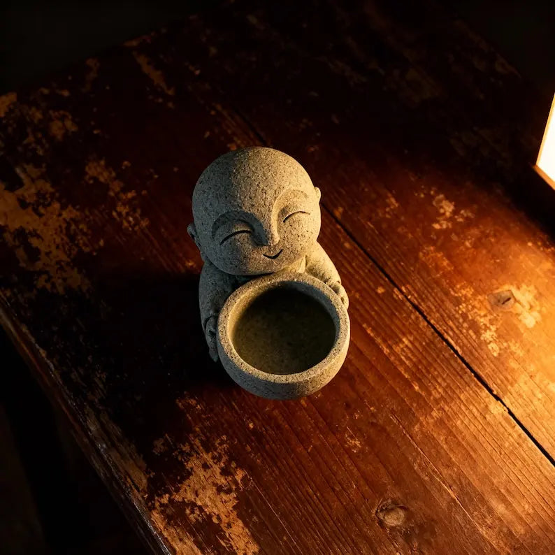 Candle Holder Zen Candle Decor for Meditation & Relaxation