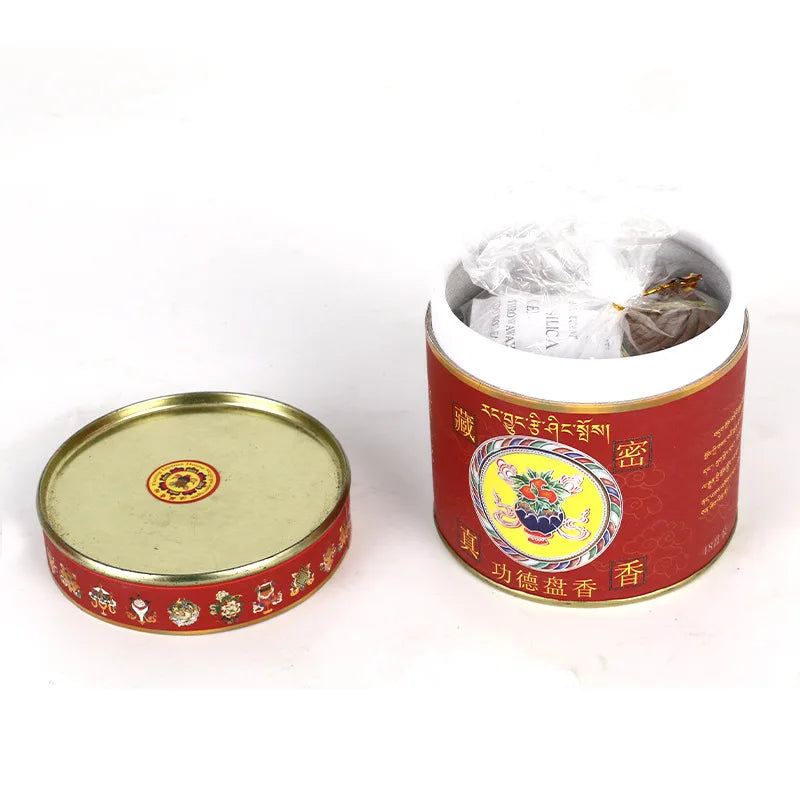 Incense Coils Coil Natural Tibetan Sandalwood Aroma for Calming Relaxation Meditation Yoga Home Fragrance