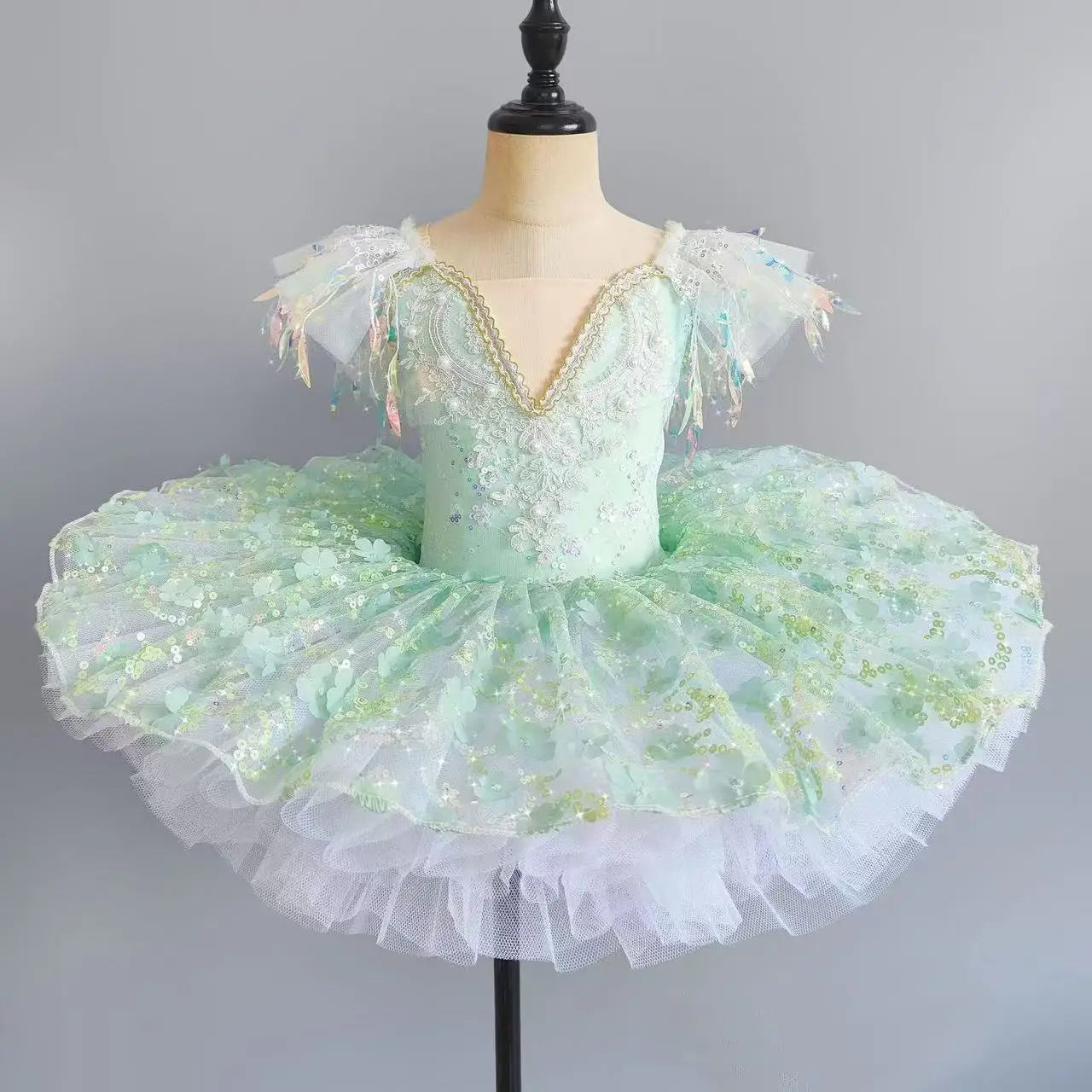 rofessional Ballet Tutu for Girls Kids Swan Lake Dance Dress Elegant Puffy Tulle Skirt Child Stage Performance Outfits Vestidos