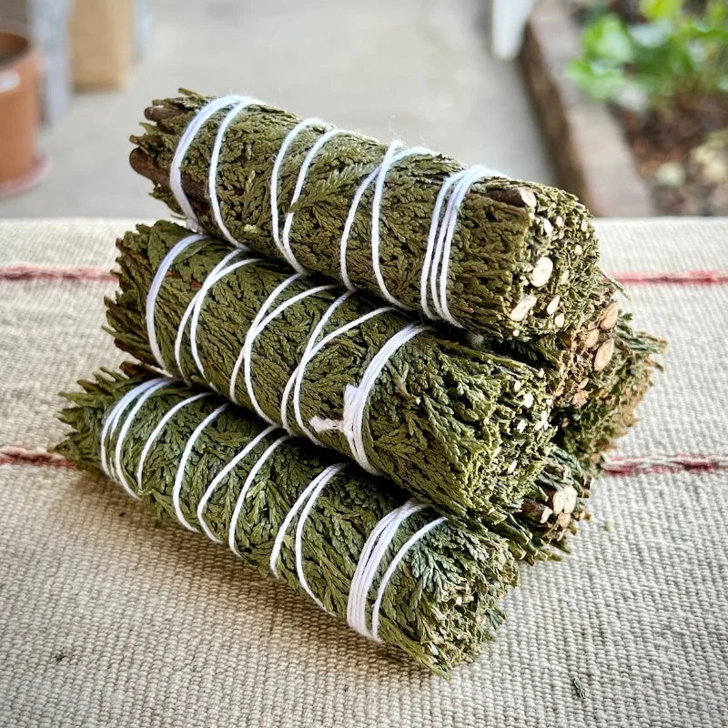 Cedar Smudge Stick, 4” Cedar for Cleansing,  Insence Burner Energy Healing, Meditation, and Clearing Negative Energy