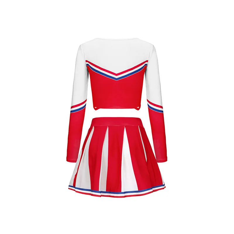 Professional Kid Cheerleading Uniform Outfits Girl Aerobics Gymnastics Suit Children Competitive Dance Team Performance Vestidos